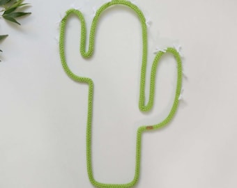 Cactus decor- knitted cactus - nursery decor- plant lover gift - cactus wall decor