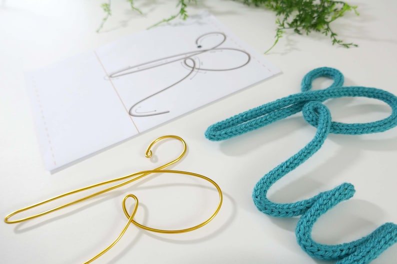 Wire Letterforms Wire Alphabet Template - Printable Template for Wire Art - Uppercase ...