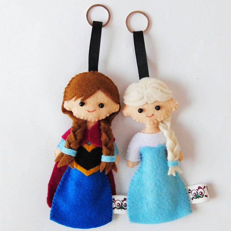 Felt Keychain - Etsy