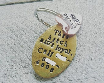 funny dog tag etsy