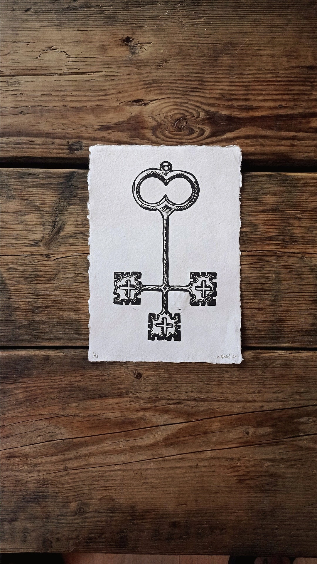 Art Print// the Forbidden Key - Etsy