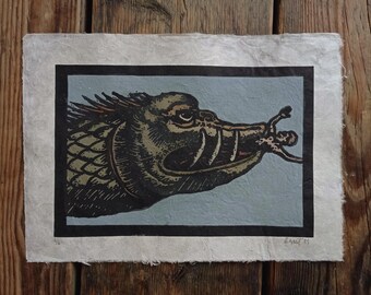 Art Print // Monster // Colored