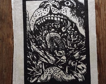 Art print // Hell's jaws