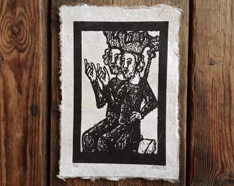 Art print // the king