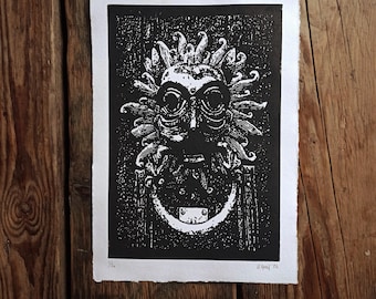 art print // door knocker