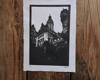 Art print// Leipzig Town Hall