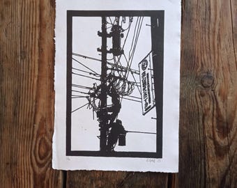 Art Print// Power Supply in Tokyo