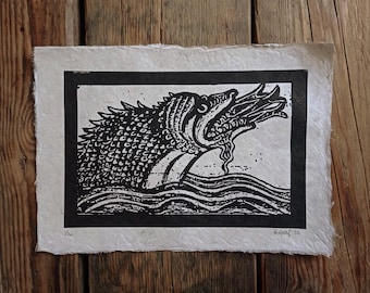 Art Print// Sea Monster