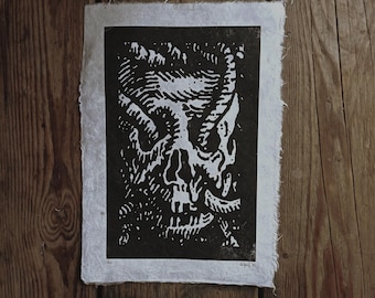 Art Print// Skull