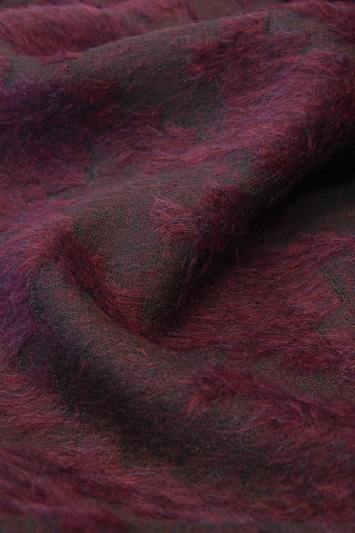Mohair wool fabric Tweed wool fabric Cashmere wool fabric Etsy