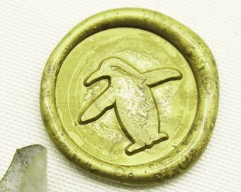 Penguin wax seal stamp， Birstday Invitation Sealing Wax Stamp Kits ，,bird wax stamp, sealing wax stamp   w517