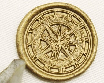 Butterfly Wax Seal Stamp, Butterfly Stamp Wax Sealing for Wedding Invitation Best Friends Gift Letter Gift Wrapping-M295