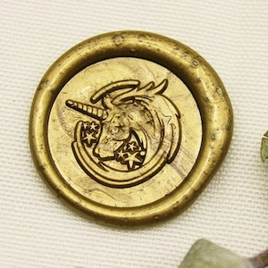 Dromerige Eenhoorn hoofd lakzegel stempel eenhoorn lakzegels bruiloft zegels kit cadeau lakzegels M444
