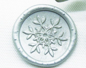 Snowflake Wax Seal Stamp - Christmas Wax Sealing Stamp - Winter Gift Package Wax Seal M497