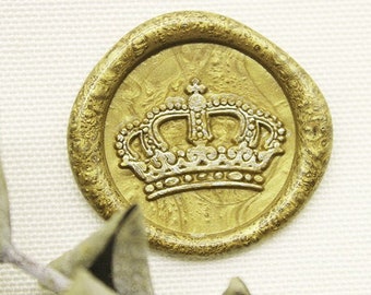 Royal Crown Brass Stamp, Wedding Party ,Birthday Invitation Stamp