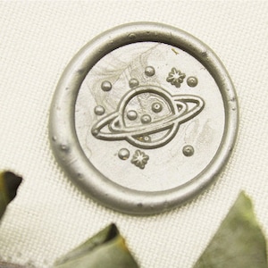 Lakzegelstempel Galaxy zegellakset, gepersonaliseerde zegels huwelijksuitnodiging, sterren zegellakstempelset M476
