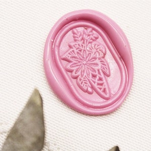 Eis und Blume Wachssiegel Stempel/Eis Wachssiegelstempel/Blumen Wachssiegelstempel/Hochzeits Blumen Wachssiegel Stempel M463