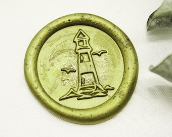 Lighthouse Beacon Wax Seal StampWax Stamp Seal Stamping， Wedding Invitation Seal , Wedding Invitation Party Wax Stamp M449