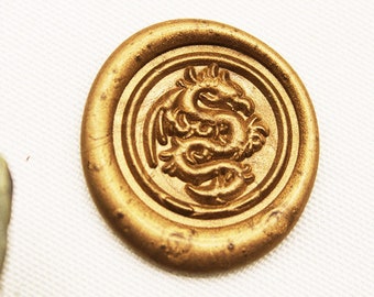 3D dragon Wax Seal stamp,Beach wedding seals, 3D  wax seals ,wedding wax seal stamp