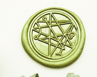 Necronomicon Metal Stamp ,  Wedding Wax Seal Stamp,Custom Wax Seal Stamp M317