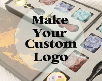 Make Your Custom Logo Custom Wax Seal Kit,Wax Seal Set,Wedding Seal Kit,Wax Stamp Set,Wax Seal Stamp,Wax Seal Stamp Kit,Custom Wax Seal Stam