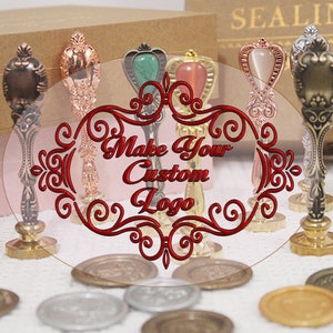 Sello de cera personalizado, Sello de invitación de boda, Sello de sellado de cera, Kit de sello de sello de cera, Cuchara de estufa de fusión, Sello de cera personalizado, Regalo especial