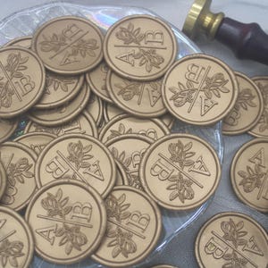 Hochzeitseinladung Wachssiegel Aufkleber, Benutzerdefinierte Wachssiegel, Benutzerdefinierte selbstklebende Wachssiegel, selbstklebende Wachssiegelaufkleber für Geschenk