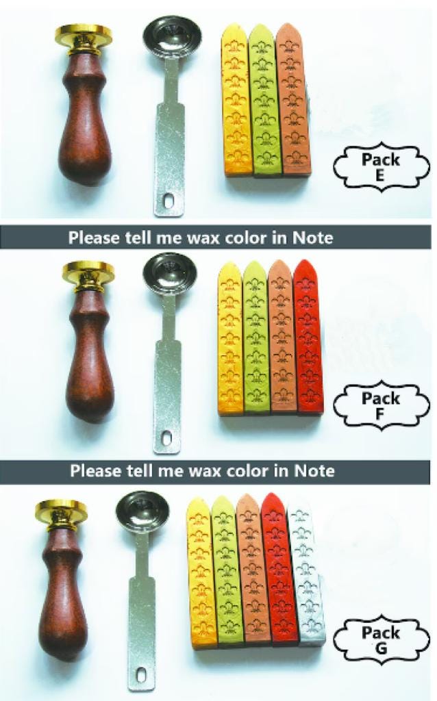 Masonic Compass & Square 22mm Wax Seal Stamp With Handle And - View #8