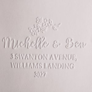 Stampante per nome personalizzata, stampante per matrimonio, stampante CherryBlossom con nome, regalo di nozze, stampante portatile, regalo di stampante per matrimonio