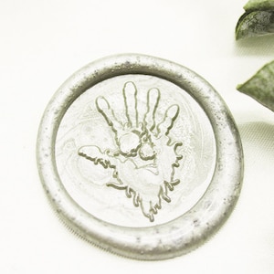 Lakzegelzegel Dark Brotherhood, Halloween-stempel, aangepaste zegellakzegel, lakzegel huwelijksuitnodiging M216