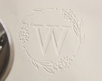 Wedding Monogram Embosser Stamp,Personalized  initial Embosser Stamp,Wedding gift,hand held embosser,Custom Seal Embosser Gift Set