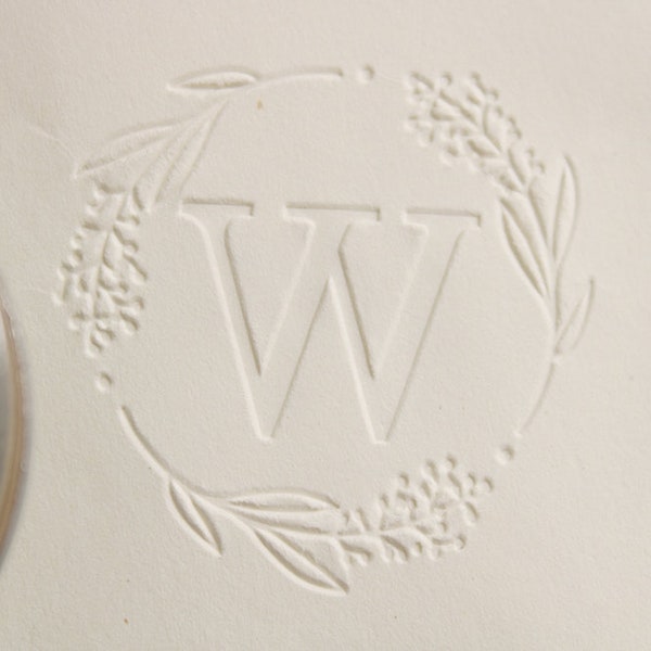 Wedding Monogram Embosser Stamp,Personalized  initial Embosser Stamp,Wedding gift,hand held embosser,Custom Seal Embosser Gift Set