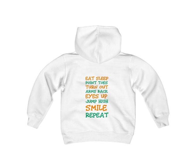 Youth Eat, Sleep, Point Toes, Repeat: The Ultimate Irish Dance Hoodie