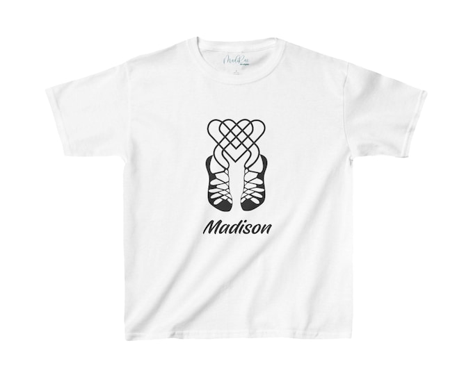 Kids Eat, Sleep, Point Toes, Repeat: The Ultimate Irish Dance Tee (Designs on Front and Back)