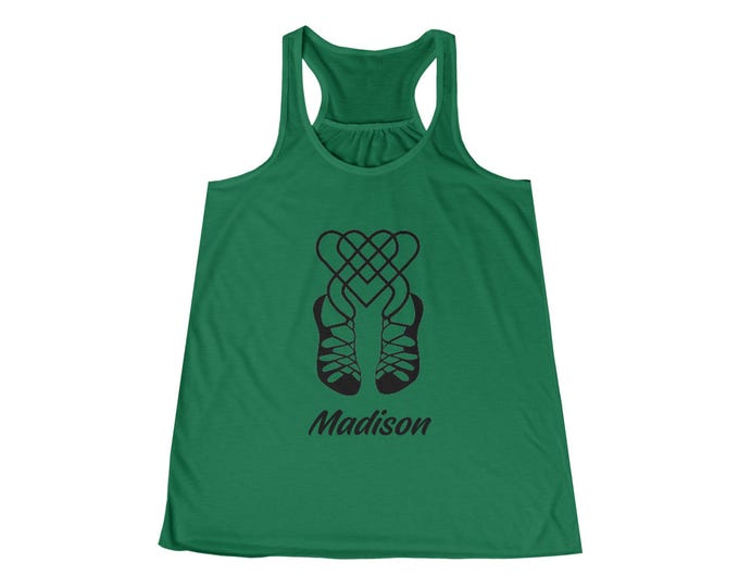 Irish Dancer  Flowy Racerback Tank