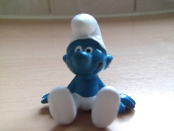 Original Sitting Smurf Peyo W Germany Schleich 2 0026 Etsy