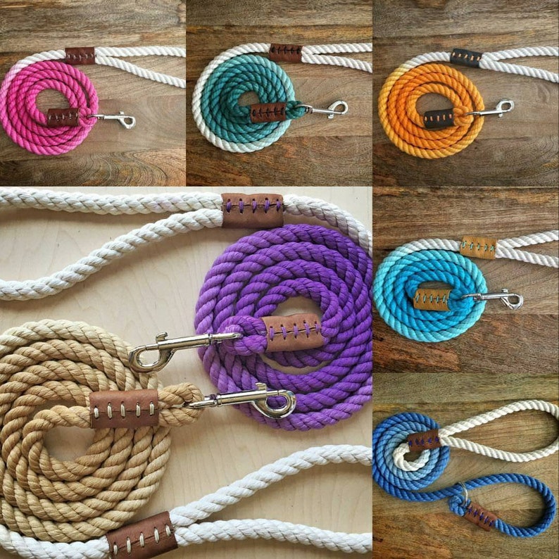 Ombre Rope Leashes made to Order Etsy UK