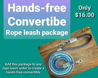 Convertible Leash Package (Add On)