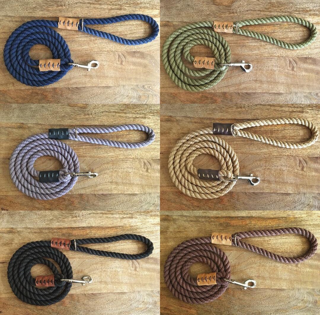 Custom Rope Leashes (made to Order) - Etsy