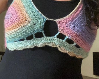 Crochet crop top