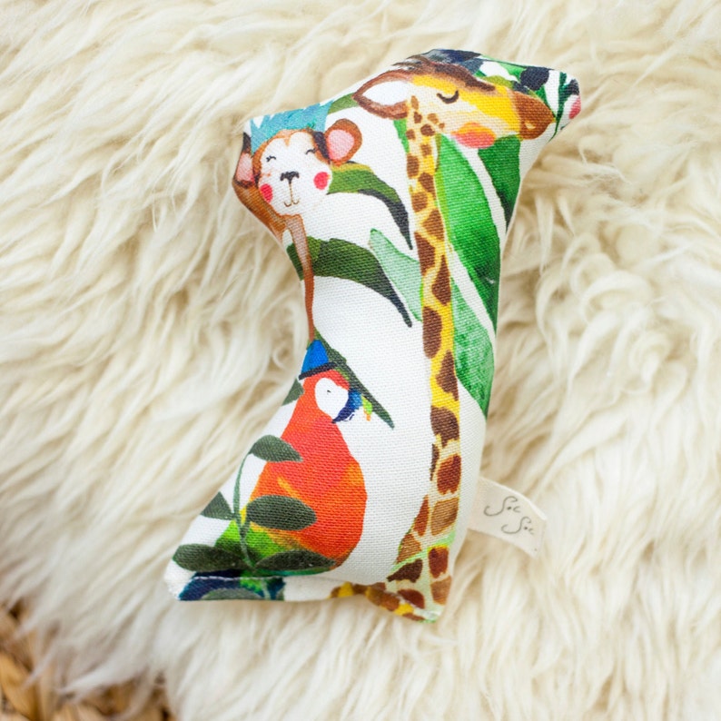 Animal Rattle, Baby Rattle, Safari Baby Shower, Newborn Gift Set, Newborn Toy, Cotton Rattle, Animal Newborn Gift, Jungle Theme Party, image 5