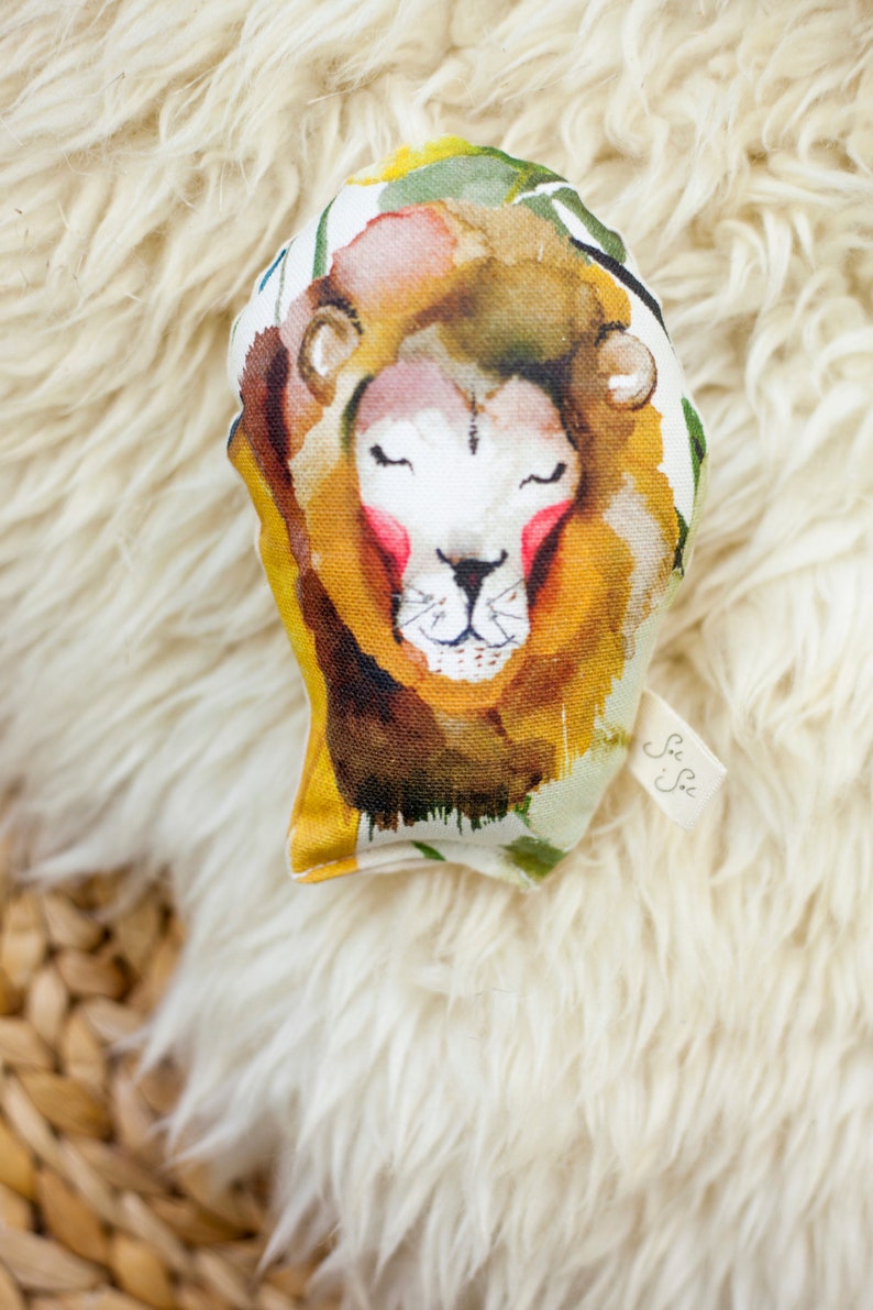 Animal Rattle, Baby Rattle, Safari Baby Shower, Newborn Gift Set, Newborn Toy, Cotton Rattle, Animal Newborn Gift, Jungle Theme Party, image 4