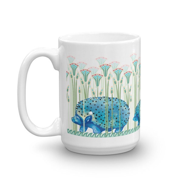 Egyptian Hedgehogs in Reeds Mug