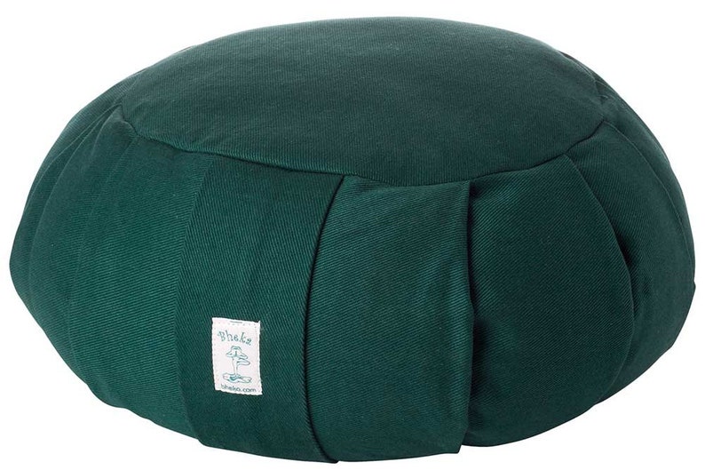 Bheka Round Cotton Yoga Zafu Meditation Pillow With Organic Etsy