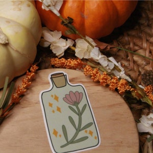 Celestial Transparent Potion Bottle Sticker