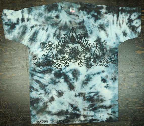 Oversized Overdyed Dragon Graphic T-shirt