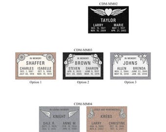 Memory Markers for Grave Site or Garden