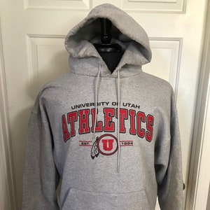 Vintage University of Utah Hooded Sweatshirt Size: Large | Etsy