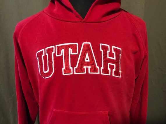 Size Large Vintage University of Utah 1/4 Zip Pullover