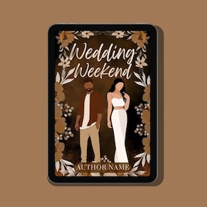 Premade eBook Cover, Contemporary Romance, Cozy Romance, Flowers, Illustrated Cover, Premade Cover, Ebook Cover, Watercolor, BIPOC